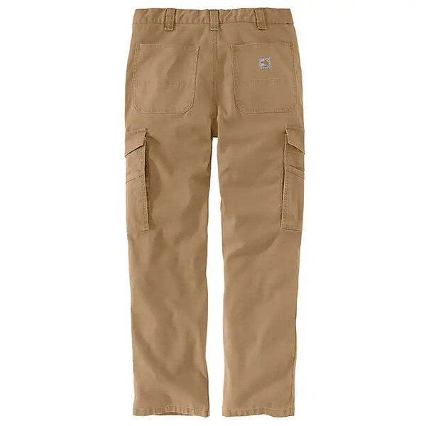 Carhartt FR Rugged Flex Relaxed Fit Canvas Cargo Pant in Dark Khaki